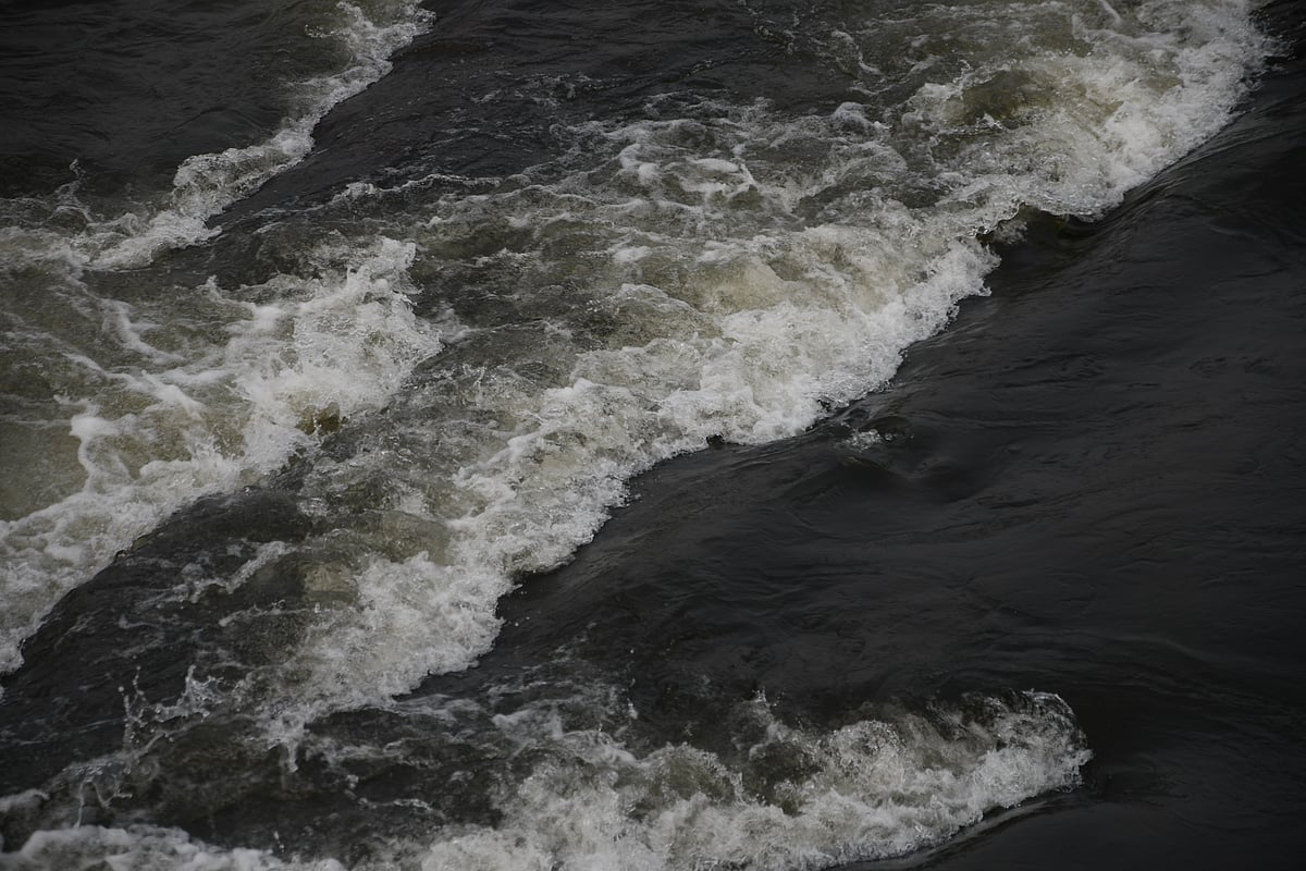Currents in the Chalakudy river